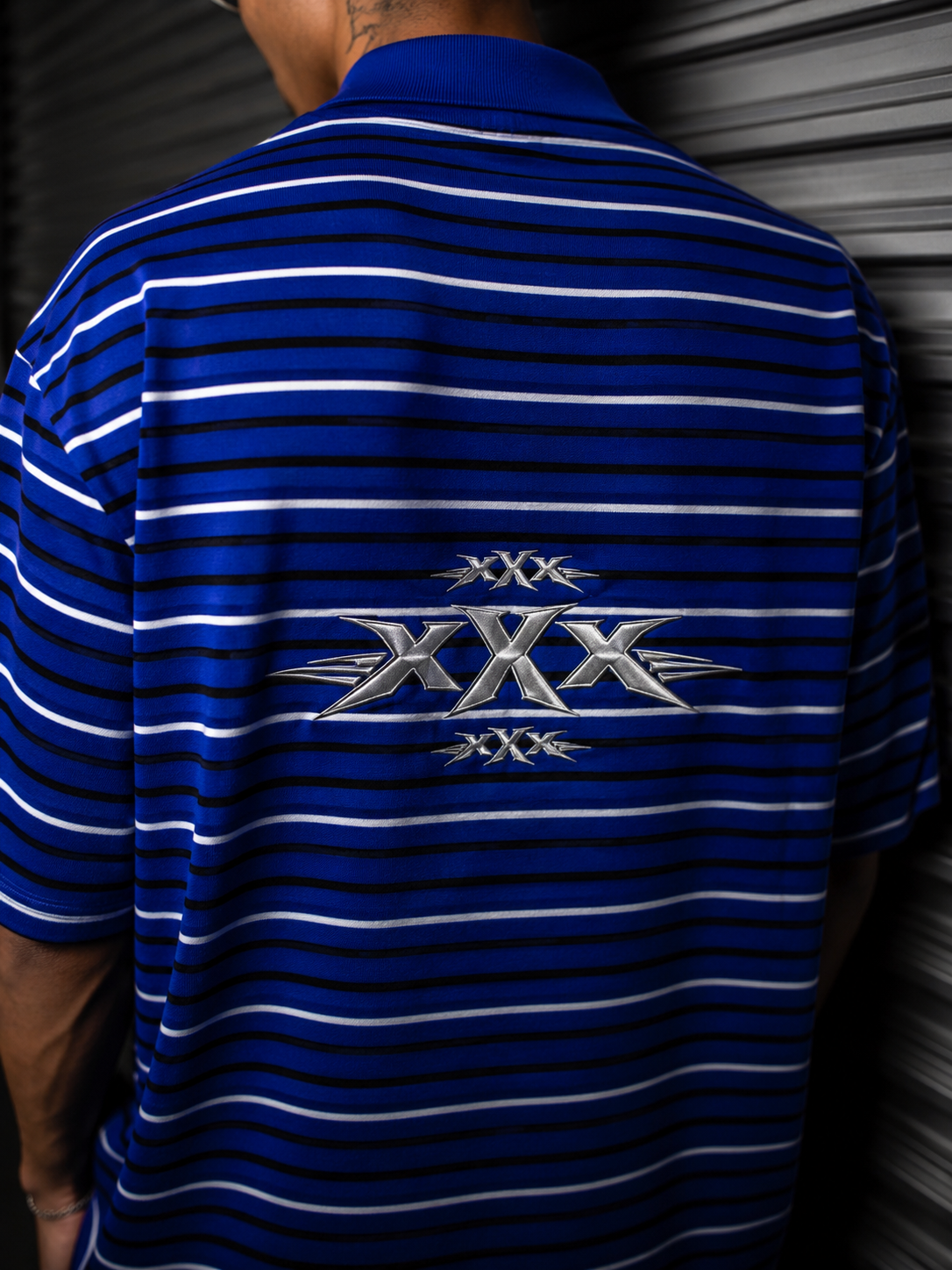 DNLF STRIPED POLO