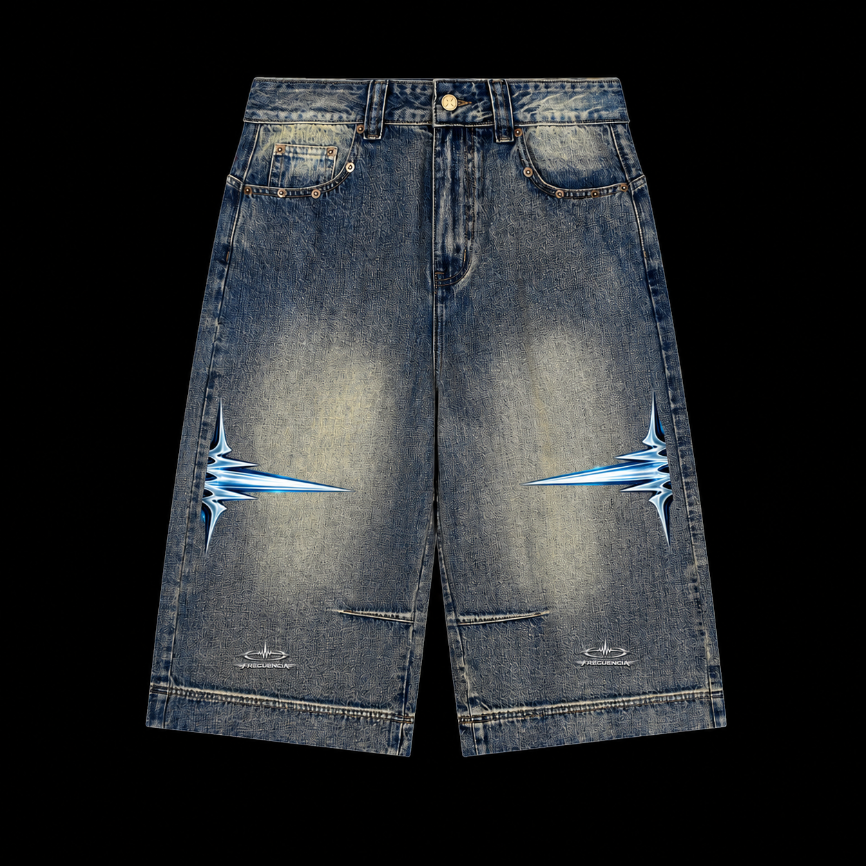 DNLF Baggy Denim Shorts