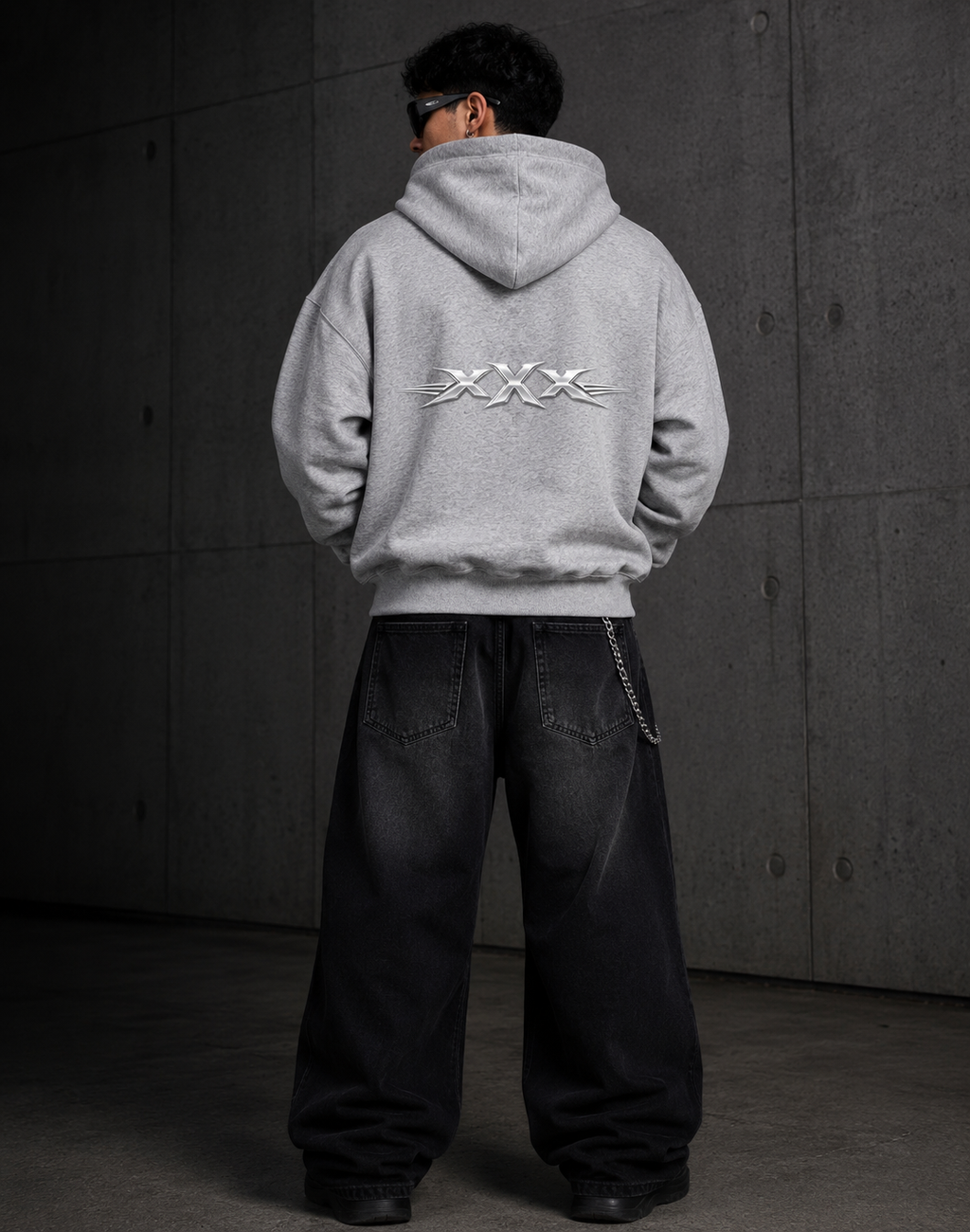 CONTRAST XXX HOODIE