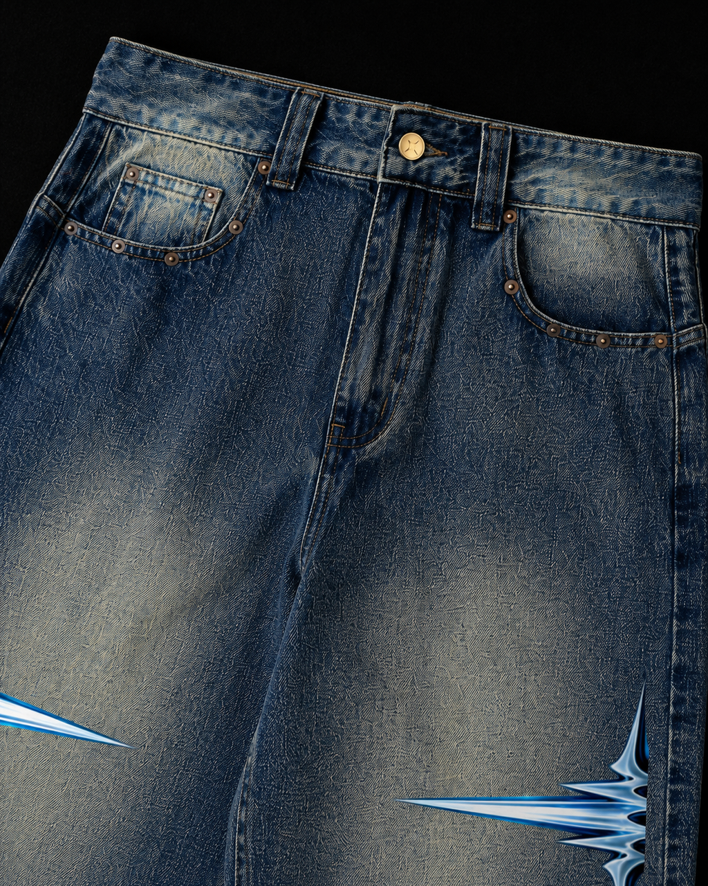 DNLF Baggy Denim Shorts