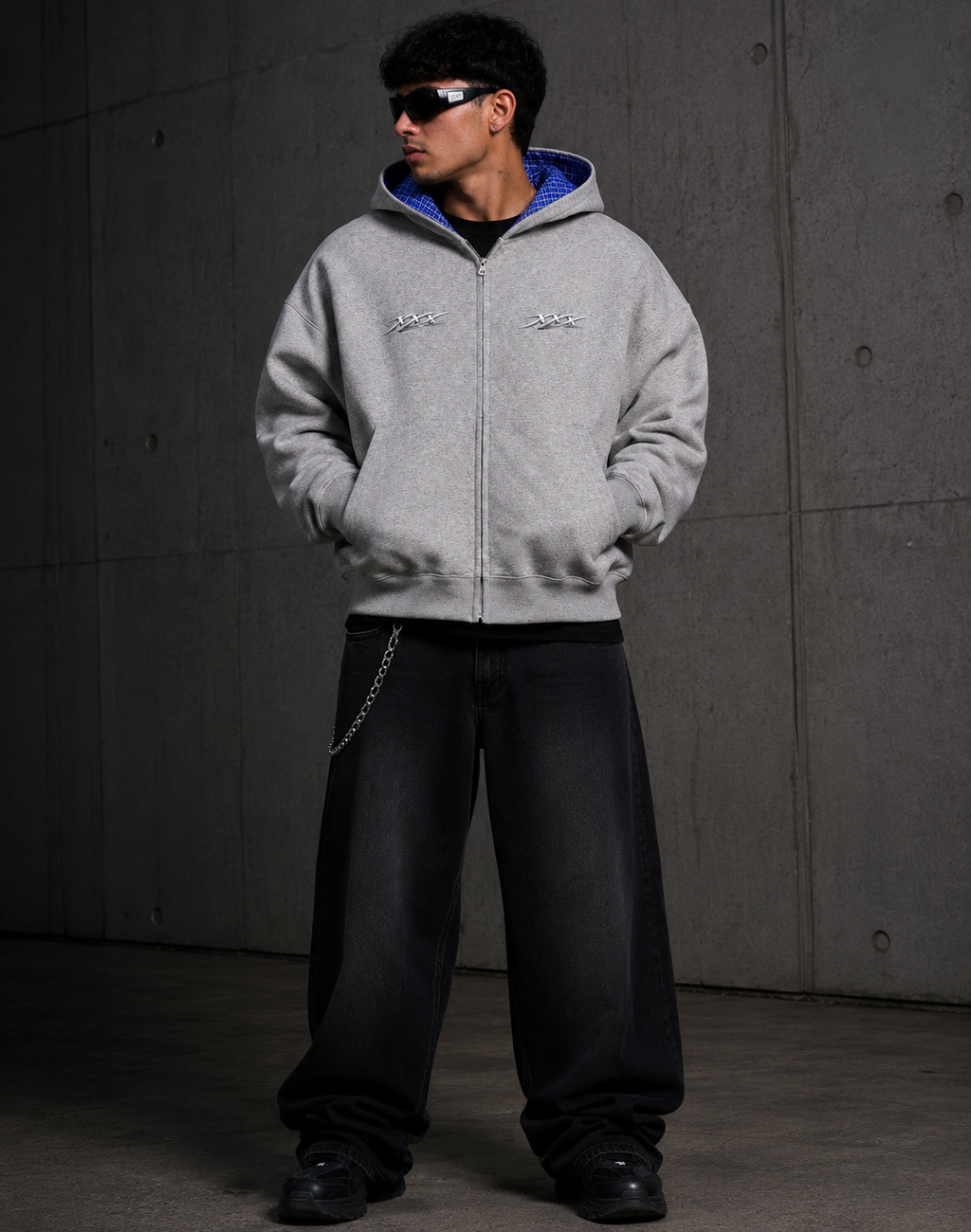CONTRAST XXX HOODIE