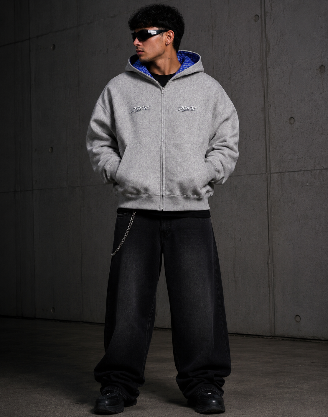 CONTRAST XXX HOODIE